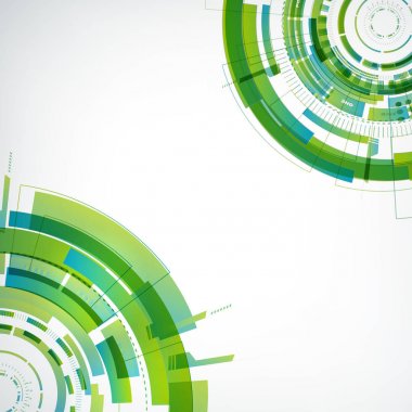 Soyut sanal teknoloji Modern kalıp