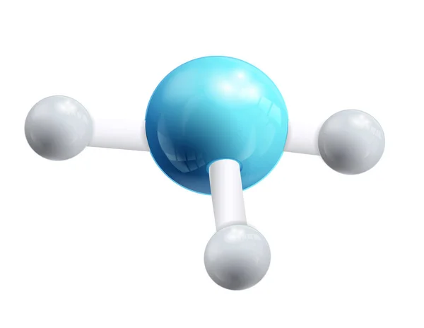 3D λογότυπο εικονίδιο Dna και μόριο — Διανυσματικό Αρχείο
