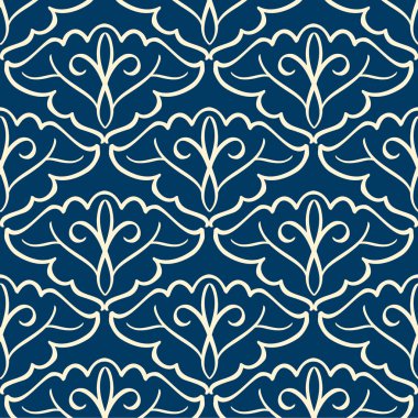 Vintage Seamless modeli ile Arabesk süsleme