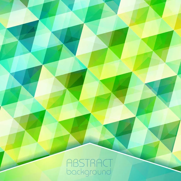 Abstract Crystal Grid Background — Stock Vector