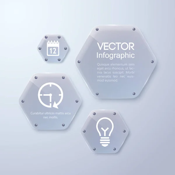 Infografische Geschäftsvorlage — Stockvektor