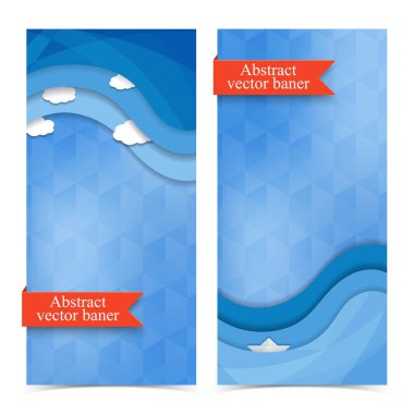 Modern soyut dekoratif dikey afiş