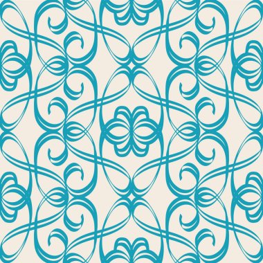 Mavi ve beyaz desen soyut sorunsuz uyumlu tasarım