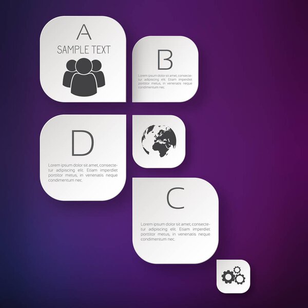 Шаблон бизнес-инфографики
