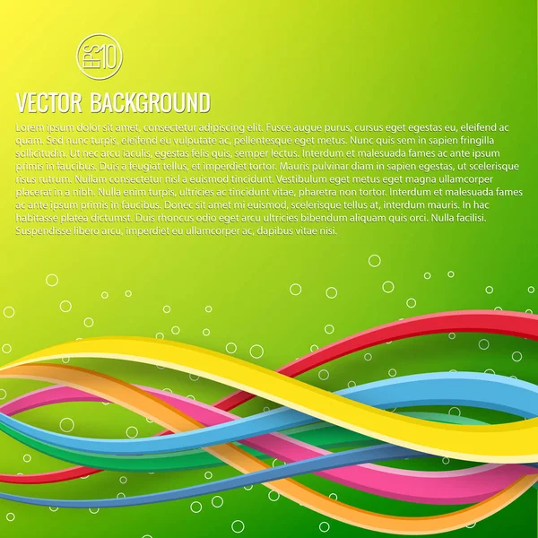 Abstract Colorful Dynamic Template — Stock Vector