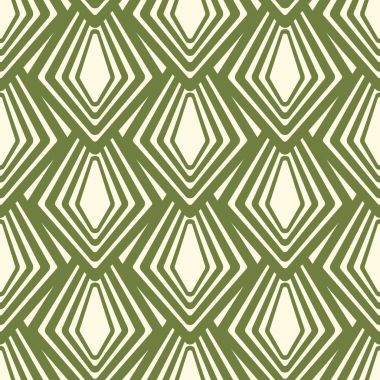 Basit soyut Dikişsiz yeşil ve beyaz desen