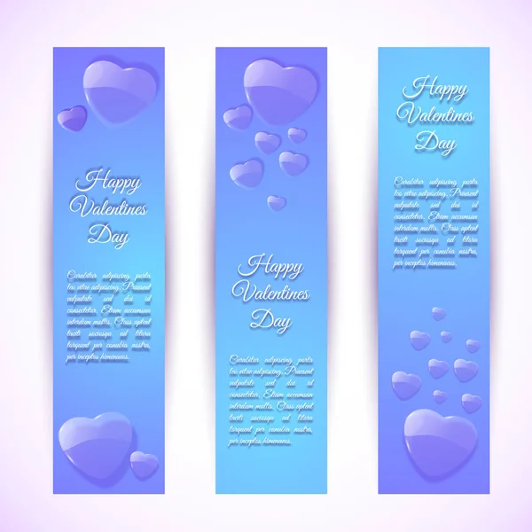 Elegante comemorar banners verticais —  Vetores de Stock