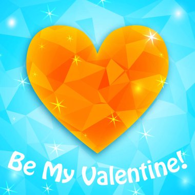 Geometrik tebrik romantik Poster