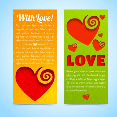 Romantik ışık dikey afiş