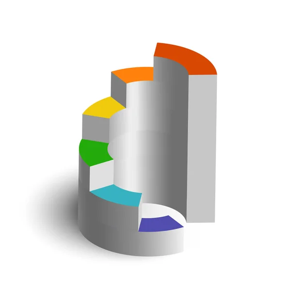 Modelo Infográfico de Negócios Web Abstratos —  Vetores de Stock