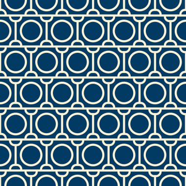 Vektör seamless modeli nesnelerini tekrarlayan olan. Tek renkli minimalist grafik tasarım.