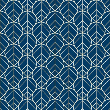 Mozaik yaprakları ile çiçek Seamless Modeli