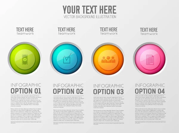 Concepto de trabajo en equipo Antecedentes creativos — Vector de stock