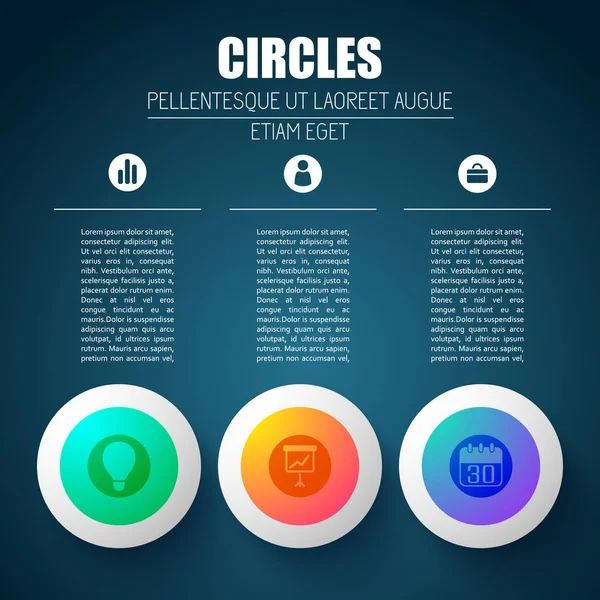 Pictograma App Circles Fondo — Archivo Imágenes Vectoriales