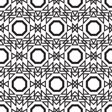 Soyut geometrik minimalist Seamless Modeli