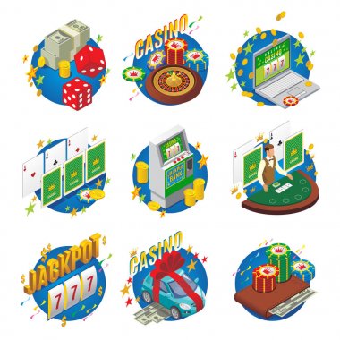 İzometrik Casino kompozisyon
