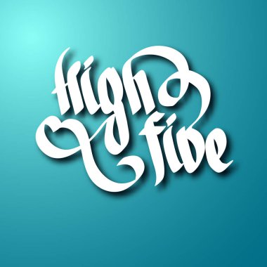 Tipografik yazı şablonu