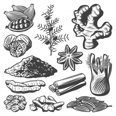 Vintage baharat koleksiyonu