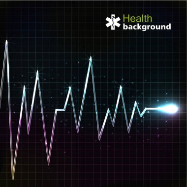 Tıbbi siyah şablon