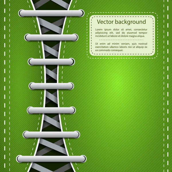 Scarpe leggere Shoelace Template — Vettoriale Stock