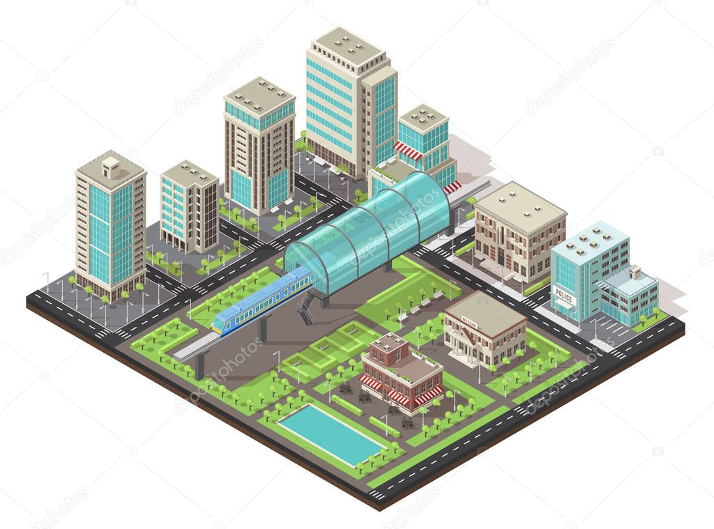 Isometric Cityscape Concept