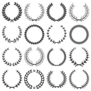 Vintage koleksiyonu çiçek çelenk dekoratif