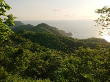 Tepeden Meksika manzarası