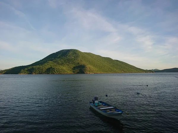 Blick Auf Die Topolobampo Promenade Hafen — Stockfoto