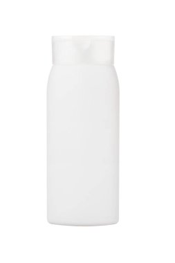 Boş plastik kozmetik ya da şampuan şişesi