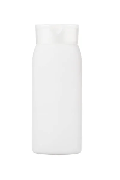 Blank plastic cosmetics or shampoo bottle — Stock Photo, Image