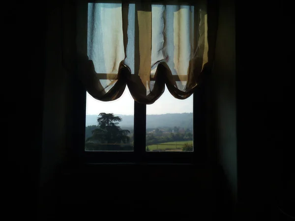 Вид Выглядывающий Окна Высокое Качество Фото — стоковое фото