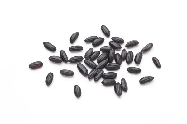 Heap of black rice — Stock Photo, Image