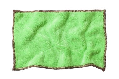 Yumuşak yeşil havlu