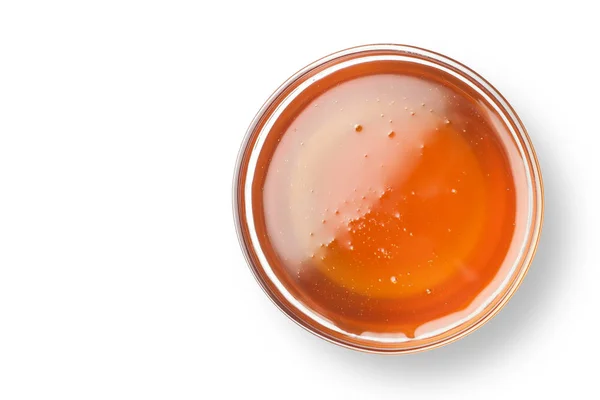 Honing in een glazen schaal — Stockfoto