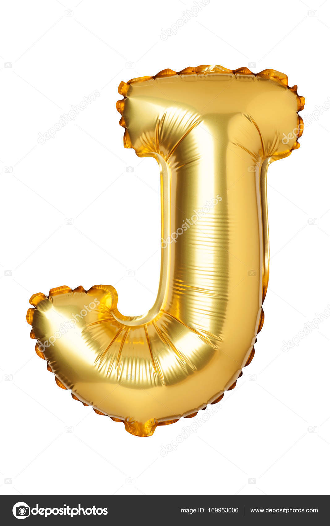 Letter J From English Alphabet Of Balloon Stock Photo By C Koosen