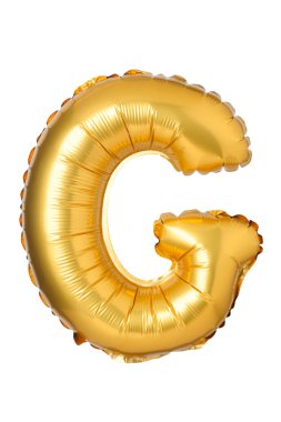 Mektup G balon İngilizce alfabesi