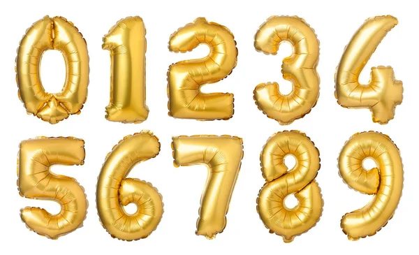 Golden numaraları balonlar