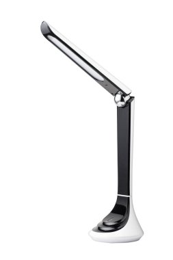 Beyaz arka plan üzerinde izole led masa lambası