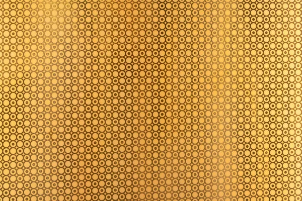 Golden Wall Background Bubble Shape Interior Decoration Contemporary — 스톡 사진