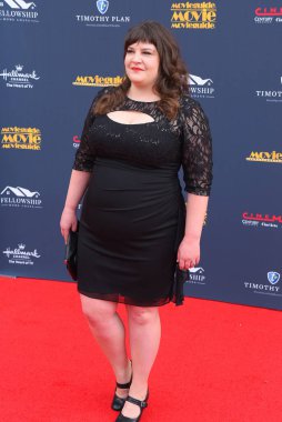 Hollywood, Ca / Usa - 24 Ocak 2020: Trisha Gum, Hollywood 'da Hallmark Channel' ın 28. Fotoğraf: Michael Mattes / michaelmattes.com