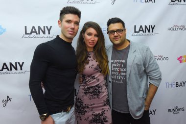 Hollywood, Ca / Usa - 5 Mart 2020: Kristos Andrews, Celeste Fiana ve Gregori J. Martin Hollywood 'da düzenlenen 9..