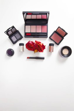 Makyaj malzemelerini kapat, güzellik konsepti