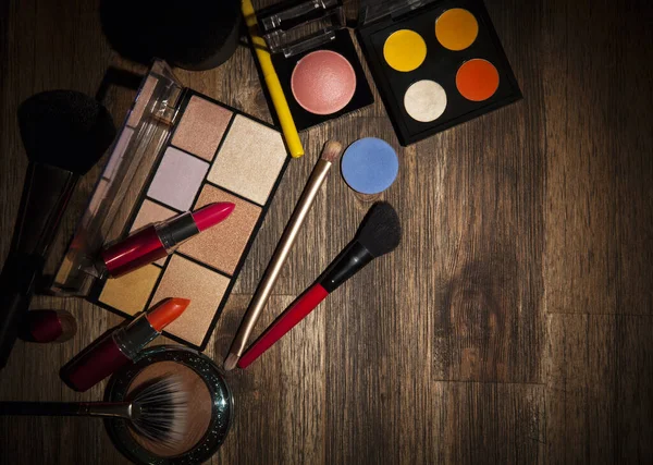 Primer Plano Los Cosméticos Para Maquillaje Concepto Belleza — Foto de stock gratis