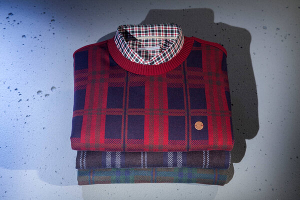 Men's accessories men's shoes, bow ties, neckties, belt, jewelries, wallet and gift packages in winter decor.