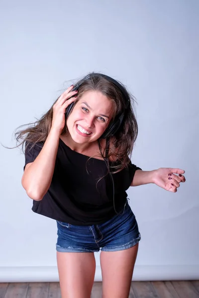 Menina, emoção, Sorriso — Fotografia de Stock