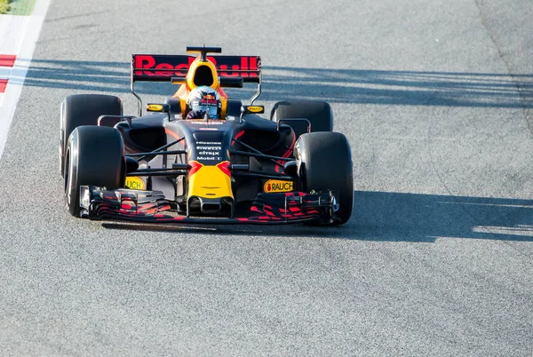 Ricciardo (Red Bull) - f1 Testtage 2017 — Stockfoto