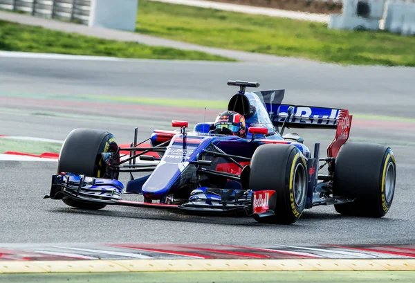 Danyiil Kvyat (Toro Rosso) - F1 teszt nap 2017 — Stock Fotó
