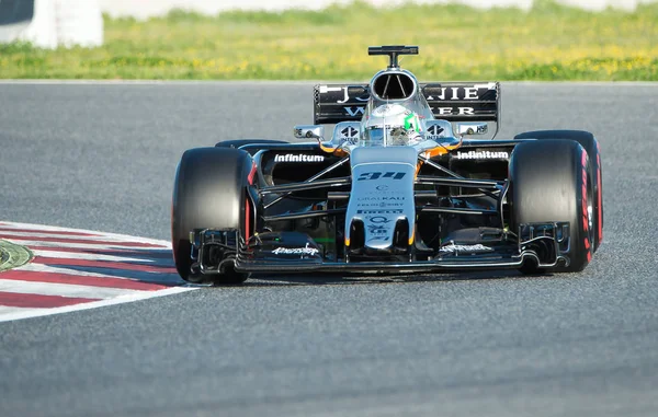 Celis (Force India) - F1 Test dagar 2017 — Stockfoto