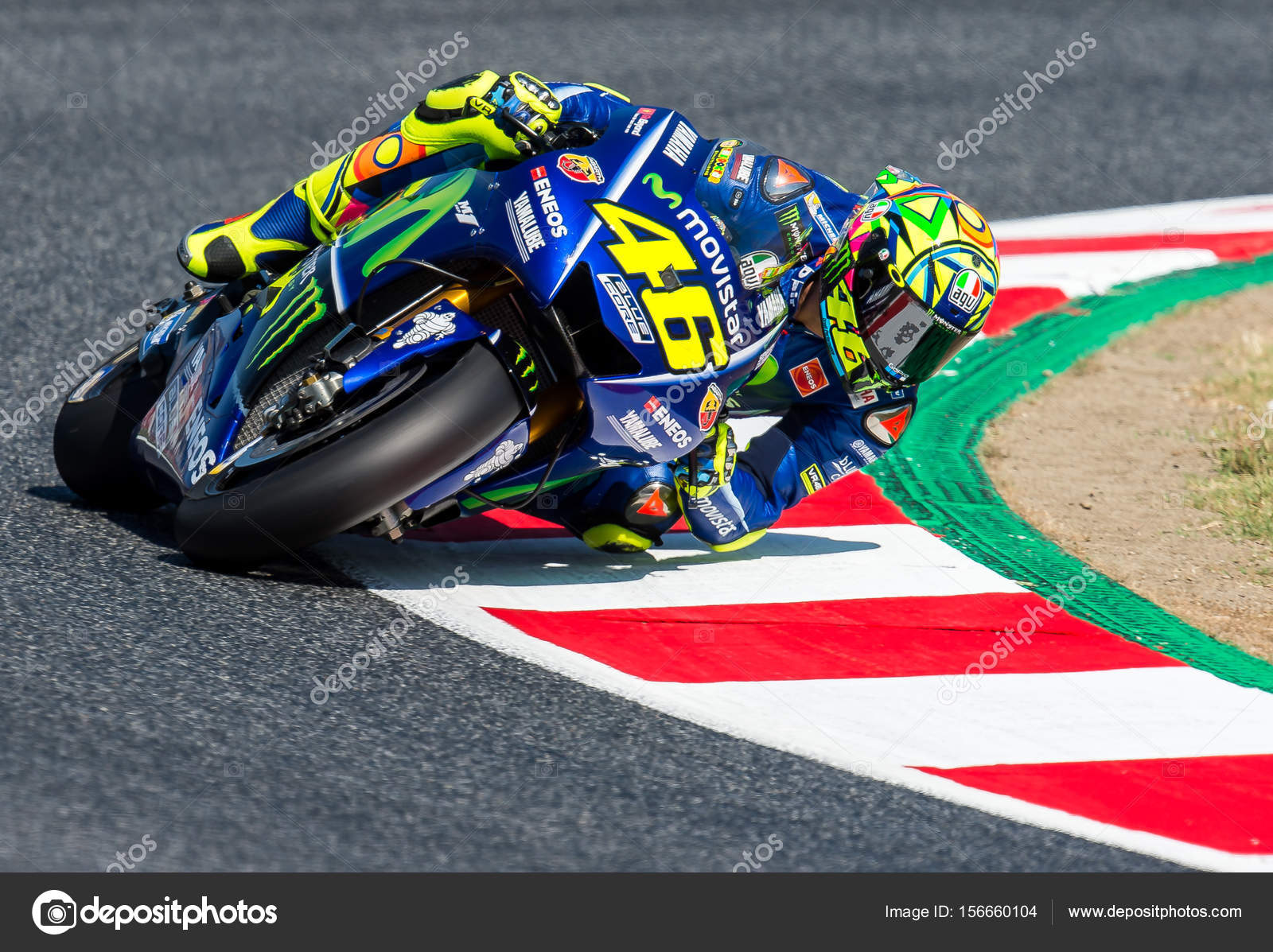 GP CATALUNYA MOTO GP. VALENTINO ROSSI, MOVISTAR YAMAHA TEAM. – Stock  Editorial Photo © ivi7g #156660104