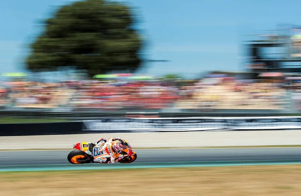 GP Catalunya Moto Gp. Marc Marquez, takım Repsol Honda. — Stok fotoğraf